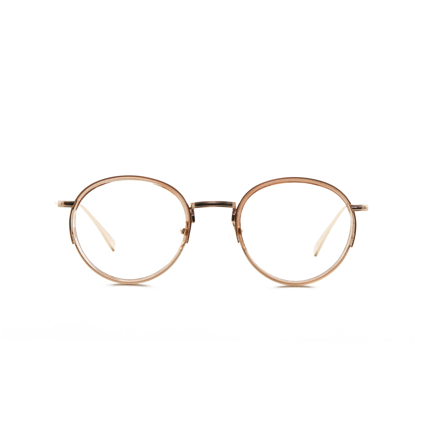 複合材質透明圓框 (玫瑰金) 80080501