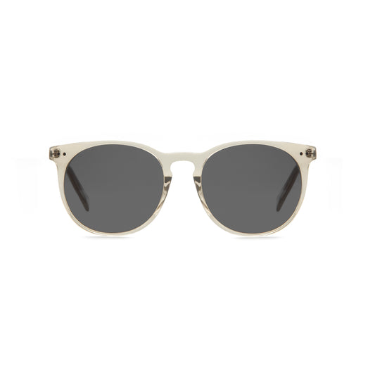 透杏色板材墨鏡 (深灰) 70980003