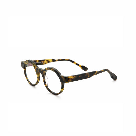 復古圓框板材鏡框(玳瑁)