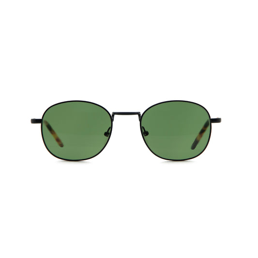 日常微方框墨鏡(墨綠)