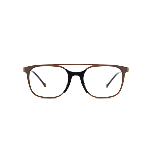 威靈頓鈦金屬飛行鏡框(香檳黑)