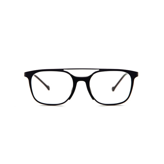 威靈頓鈦金屬飛行鏡框(經典黑)