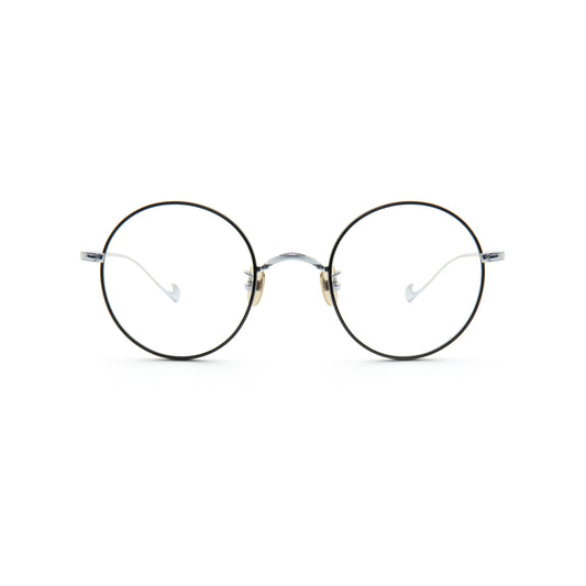 純鈦金屬細圓框(黑銀)