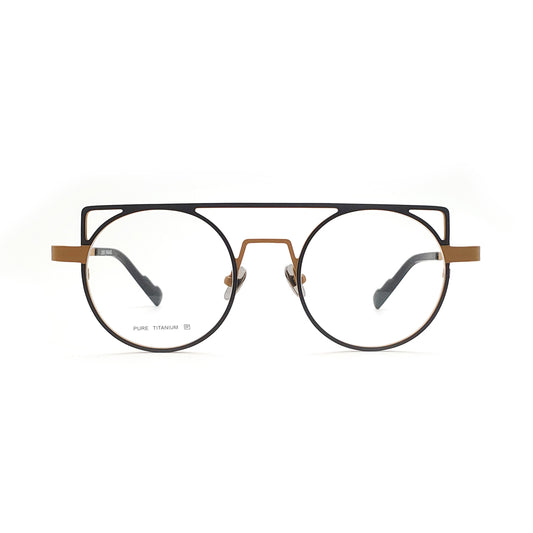 鈦架玩色幾何飛行框(髒橘)