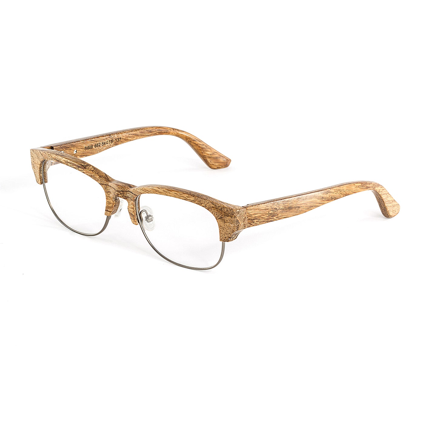 極限量竹製威靈頓眉框眼鏡
